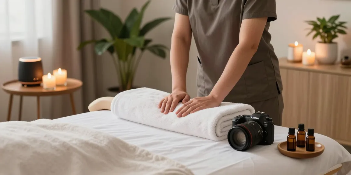 용인출장안마 premium mobile massage service in a serene home setting.