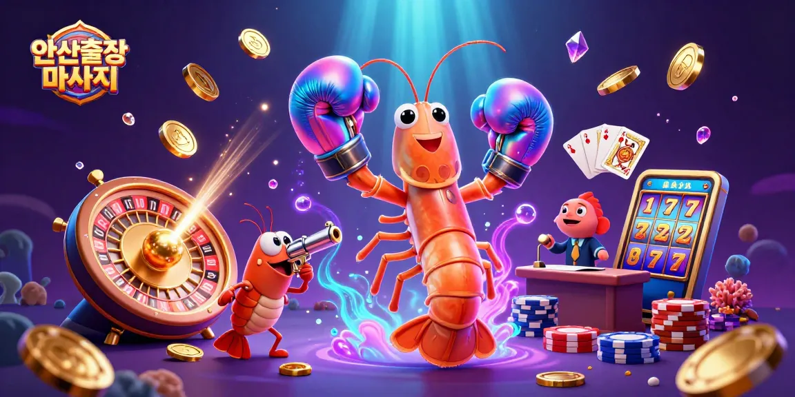 Experience thrills with 안산출장마사지 in this vibrant casino-themed underwater scene with dynamic gambling elements.